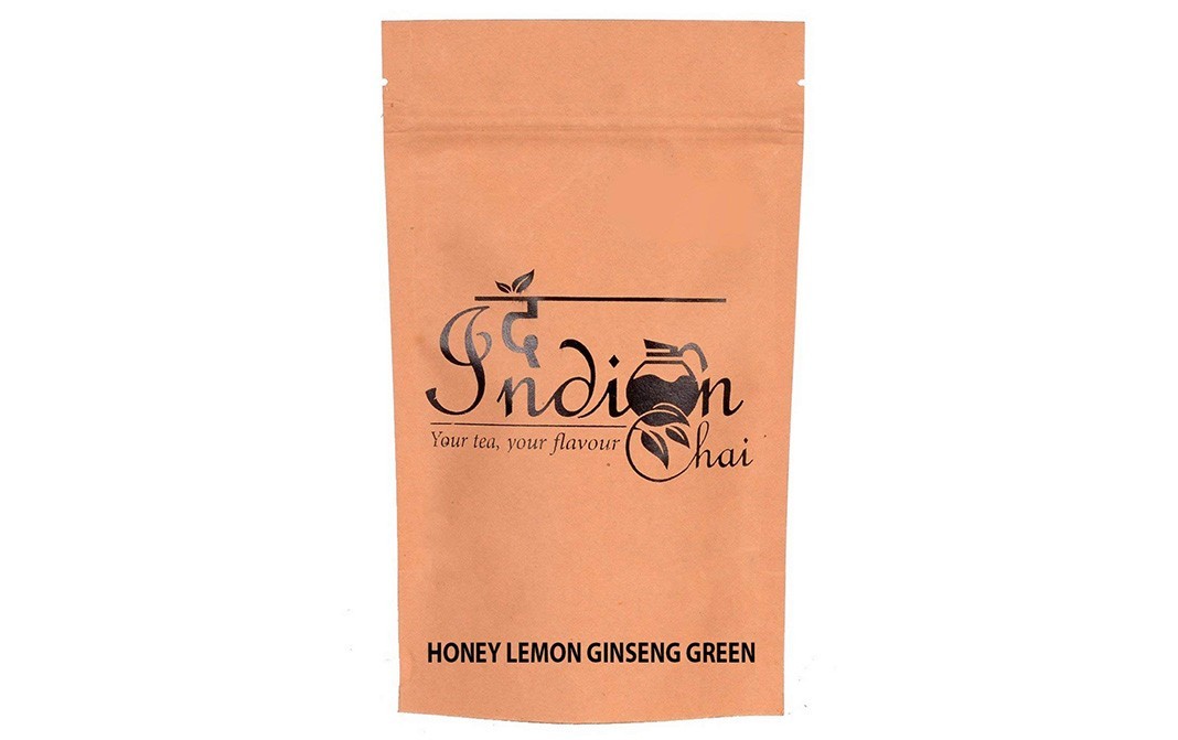 The Indian Chai Honey Lemon Ginseng Green    Pack  100 grams